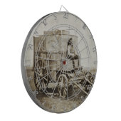 Fotografy Wagon Roger Fenton Foto Realism Dartscheibe (Vorderseite Links)