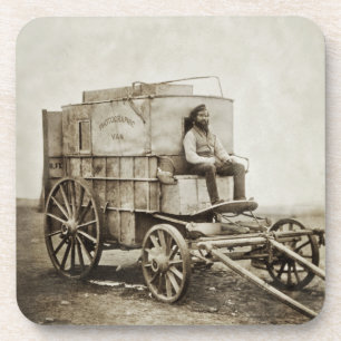 Fotografy Wagon Roger Fenton Foto Realism Getränkeuntersetzer