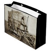 Fotografy Wagon Roger Fenton Foto Realism Große Geschenktüte (Rückseite Schrägansicht)