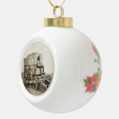 Fotografy Wagon Roger Fenton Foto Realism Keramik Kugel-Ornament (Rechts)
