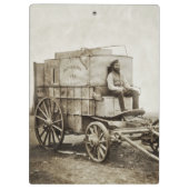 Fotografy Wagon Roger Fenton Foto Realism Klemmbrett (Rückseite)