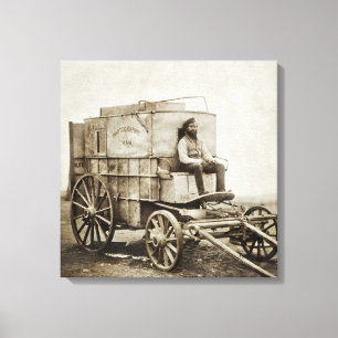 Fotografy Wagon Roger Fenton Foto Realism Leinwanddruck