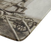 Fotografy Wagon Roger Fenton Foto Realism Schneidebrett (Ecke)