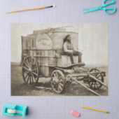 Fotografy Wagon Roger Fenton Foto Realism Seidenpapier (Basteln)