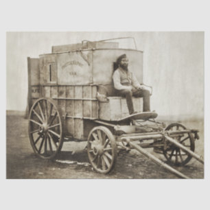 Fotografy Wagon Roger Fenton Foto Realism Seidenpapier