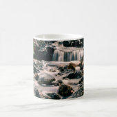 Fotografy WATERFALL STONS + Ihre Ideen Kaffeetasse (Mittel)