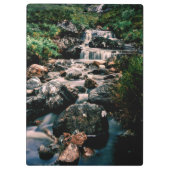 Fotografy WATERFALL STONS + Ihre Ideen Klemmbrett (Rückseite)