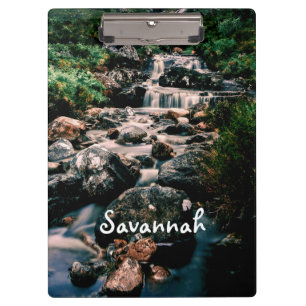 Fotografy WATERFALL STONS + Ihre Ideen Klemmbrett