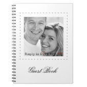 Fotohochzeits-Gastbuch Notizblock (Vorderseite)
