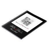 Fotohochzeits-Gastbuch Notizblock (Linke Seite)