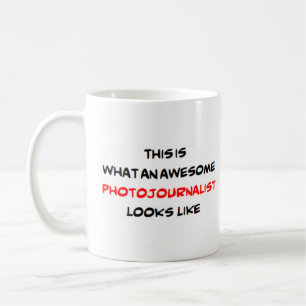 Fotojournalist, phantastisch kaffeetasse