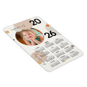 Fotokalender 2026 Keep Smiling Flexibler Magnet (Rechte Seite)