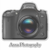 Fotokamera-Design-Kontaktsticker Aufkleber (Vorderseite)