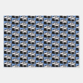 Fotokamera Design Wrapping Paper Geschenkpapier Set (Vorderseite 3)
