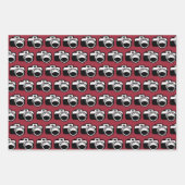 Fotokamera Design Wrapping Paper Geschenkpapier Set (Vorderseite)