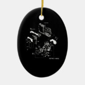 Fotokamera Foto Vibes Keramik Ornament (Vorne)