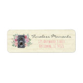 Fotokamera Fotograf Rücksendeadresse (Vorne)