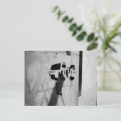 Fotokamera Graffiti Postkarte (Stehend Vorderseite)