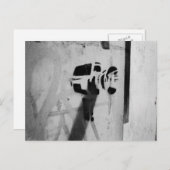 Fotokamera Graffiti Postkarte (Vorne/Hinten)