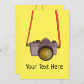 Fotokamera-Karte Feiertagskarte (Vorne/Hinten)