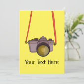 Fotokamera-Karte Feiertagskarte (Stehend Vorderseite)