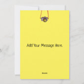 Fotokamera-Karte Feiertagskarte (Rückseite)