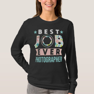Fotokamera Lens Blume Bester Job Everphoto T-Shirt