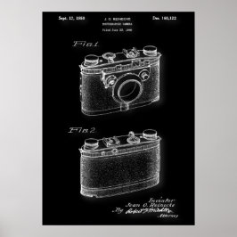 Fotokamera-Patent-Poster Poster