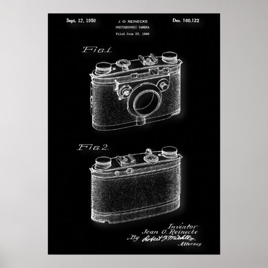 Fotokamera-Patent-Poster Poster (Vorne)