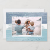 Fotokarte am Küstenstrich Feiertagskarte (Vorderseite)