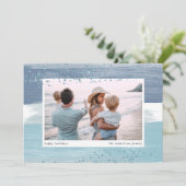 Fotokarte am Küstenstrich Feiertagskarte (Stehend Vorderseite)