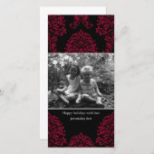 Fotokarte der Vertikale 1 Feiertagskarte (Vorne/Hinten)