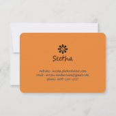 Fotokarte Einladung (Rückseite)