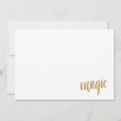 Fotokarte Es ist eine Art Magie (Rückseite)