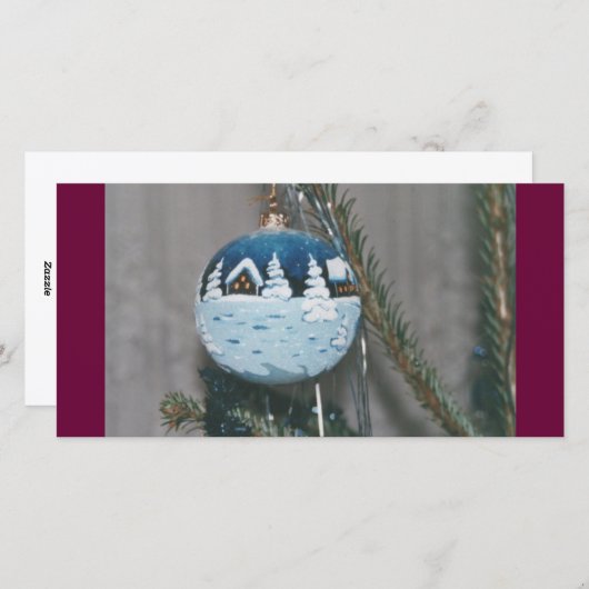 Fotokarte Feiertagskarte (Vorne/Hinten)