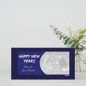 Fotokarte - Fireworks-Design Feiertagskarte (Stehend Vorderseite)