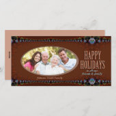 Fotokarte für Chocolate Holidays Feiertagskarte (Vorne/Hinten)