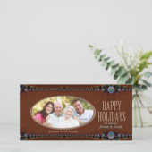 Fotokarte für Chocolate Holidays Feiertagskarte (Stehend Vorderseite)