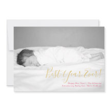 Fotokarte für das beste Jahr je Neujahr