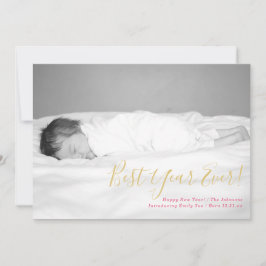 Fotokarte für das beste Jahr je Neujahr Feiertagskarte