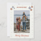 Fotokarte für den Flat Holiday Feiertagskarte (Vorderseite)