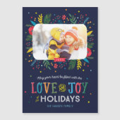 Fotokarte für den lustigen Whimsy Magnetic Holiday Magnetkarte (Vorderseite)
