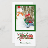 Fotokarte für den Urlaub Feiertagskarte (Vorne/Hinten)