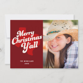 Fotokarte für den Urlaub *Frohe Weihnachten alles* Einladung