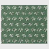 Fotokarte für den Urlaub *Frohe Weihnachten alles* Geschenkpapier (Flach)