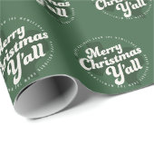 Fotokarte für den Urlaub *Frohe Weihnachten alles* Geschenkpapier (Rolleneckpunkt)