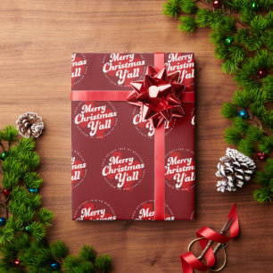 Fotokarte für den Urlaub *Frohe Weihnachten alles* Geschenkpapier