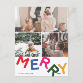 Fotokarte für den Urlaub in Joyful Letting Feiertagspostkarte