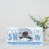 Fotokarte für den Urlaub machen Feiertagskarte (Stehend Vorderseite)