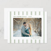 Fotokarte für den Urlaub | Moderne Weihnachten (Vorne/Hinten)